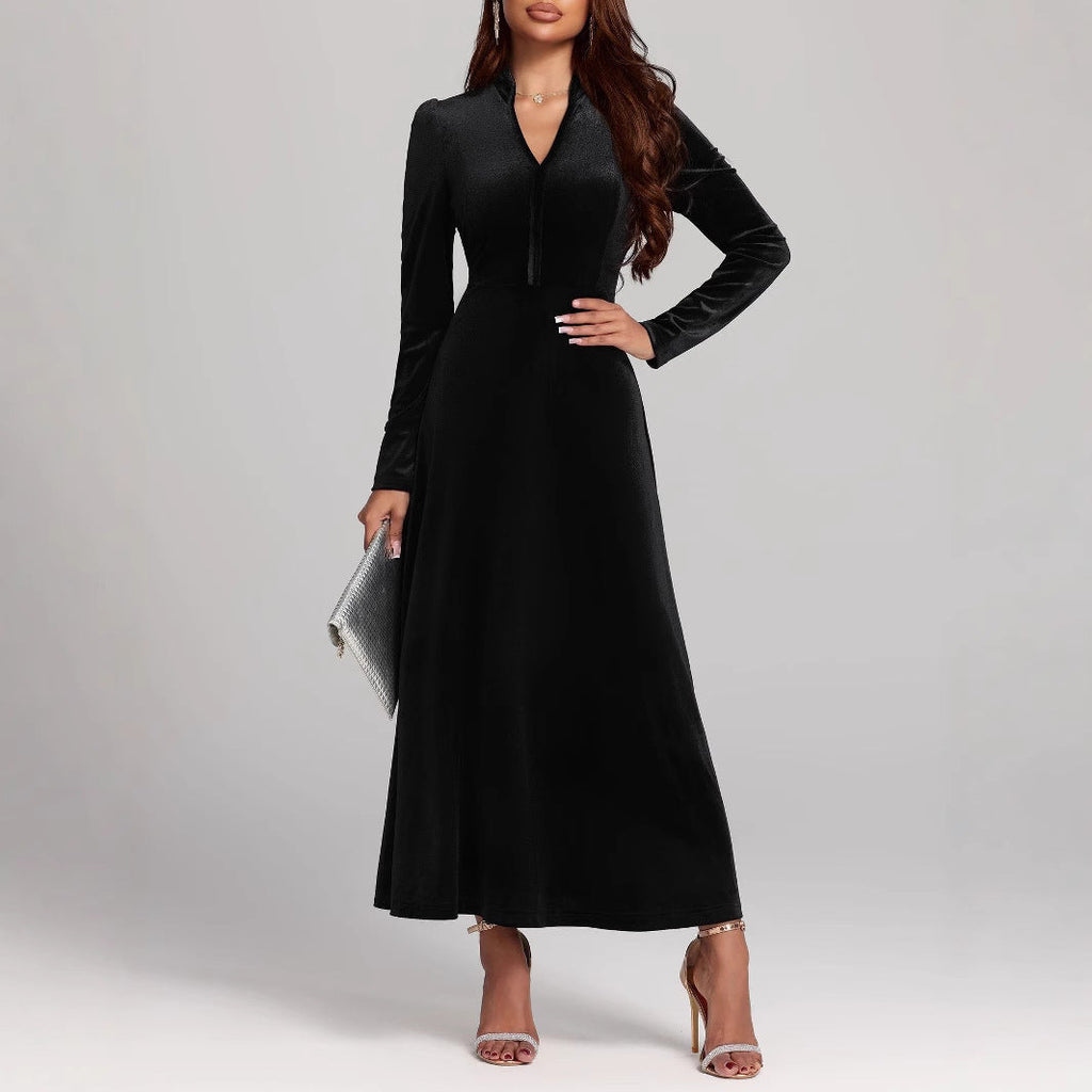 Skims Women Clothing Elegant Graceful Evening Party Dress Pleuche Dress