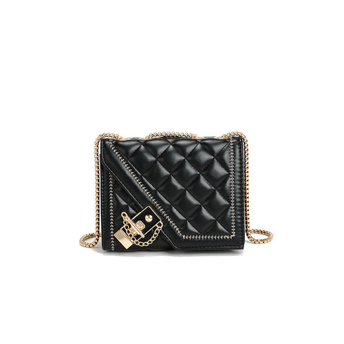 Bag Women Bag Winter High Grade Rhombus Chain Shoulder Crossbody Small Square Bag