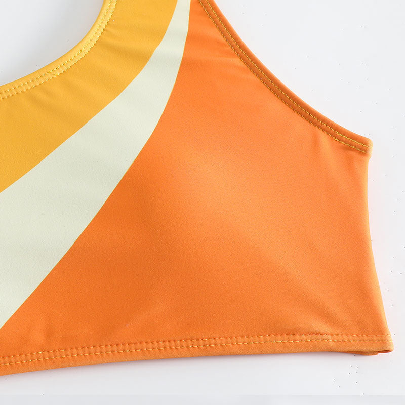Bikini One Shoulder Sexy Split Swimsuit Women Beach Bikini