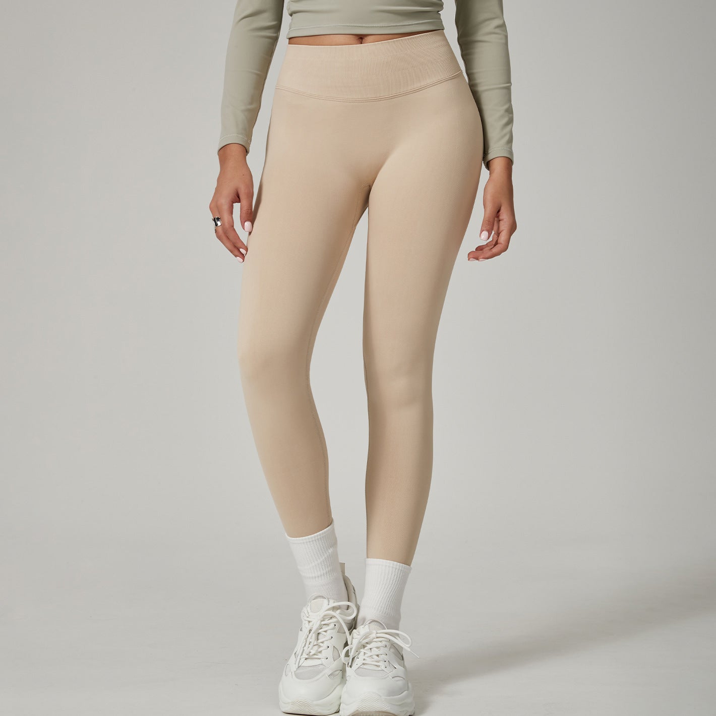 Sports High Waist Yoga Pants No Embarrassment Line Hip Lifting Peach Hip Fitness Pants Sports Yoga Pants