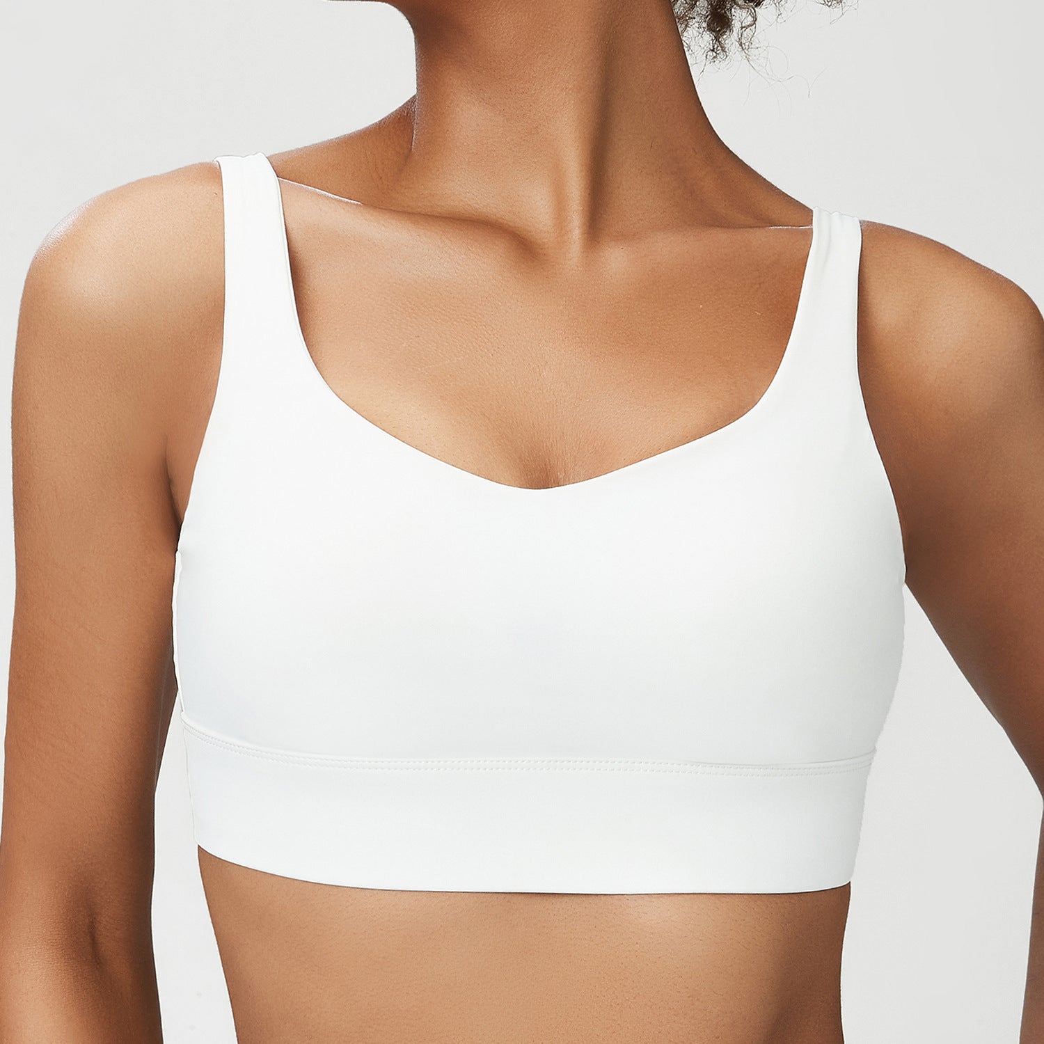 Sports Bra Women Buckle Yoga Bra Fixed Cup Sports Bra Fitness Vest