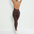 Chest Bare Back Yoga Jumpsuit Pocket Peach Hip Halter Tight Sports Fitness Yoga Pants