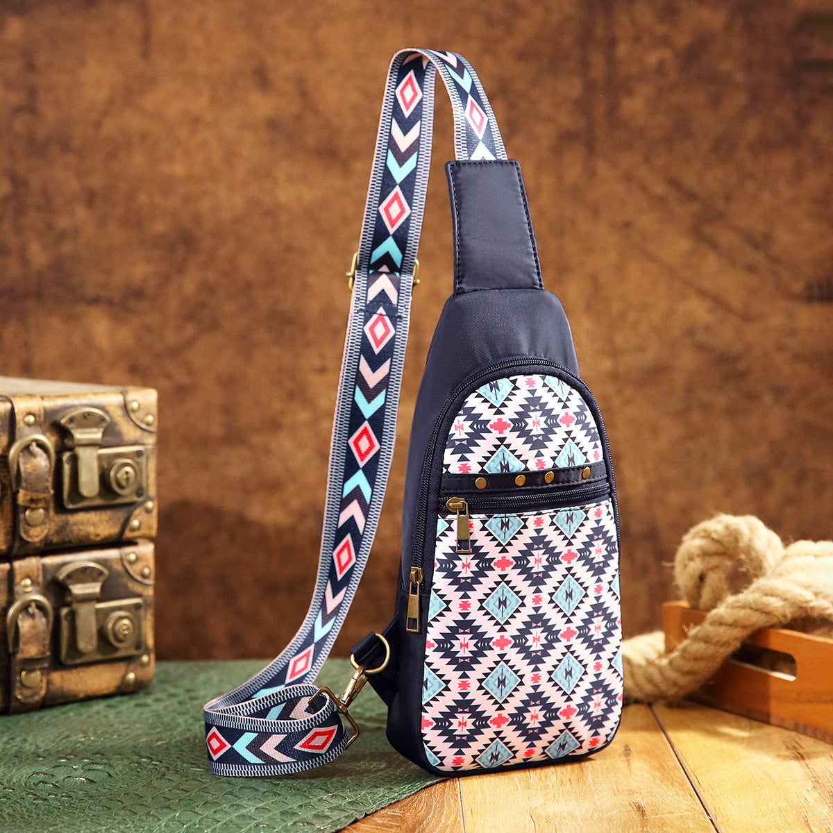 Bohemian Chest Bag Crossbody Women Shoulder Bag