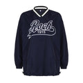 Street Casual Women Letter Graphic Print Contrast Color Women Loose Large Hoody Mid Length Drawstring V neck Top