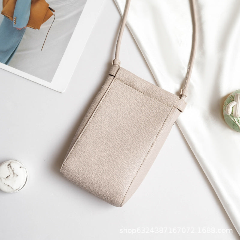 Simple Small Shoulder Bag Vertical Mobile Phone Bag Women Mini Crossbody Small Bag