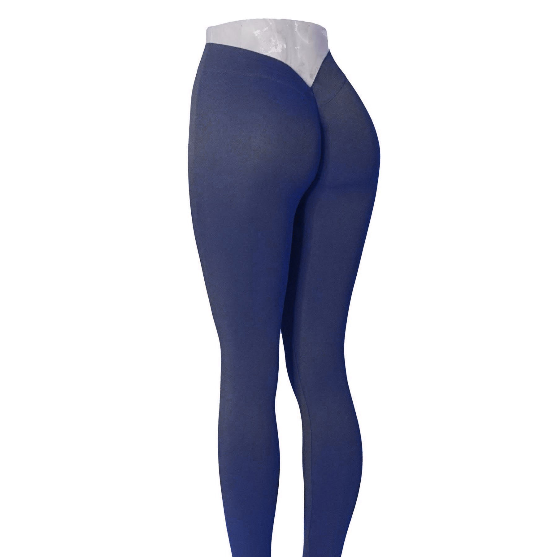 No Embarrassment Line Peach Hip Fitness Yoga Pants V Waist Hip Skinny Workout Pants