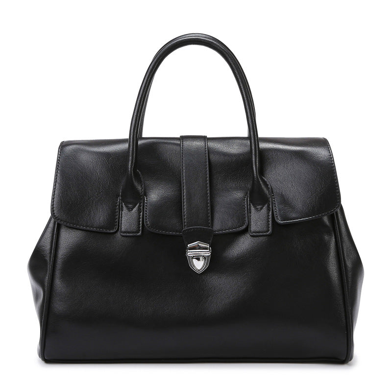 Handbags Women Autumn Winter Soft Leather Tote High Sense Large Capacity Office Women Bag