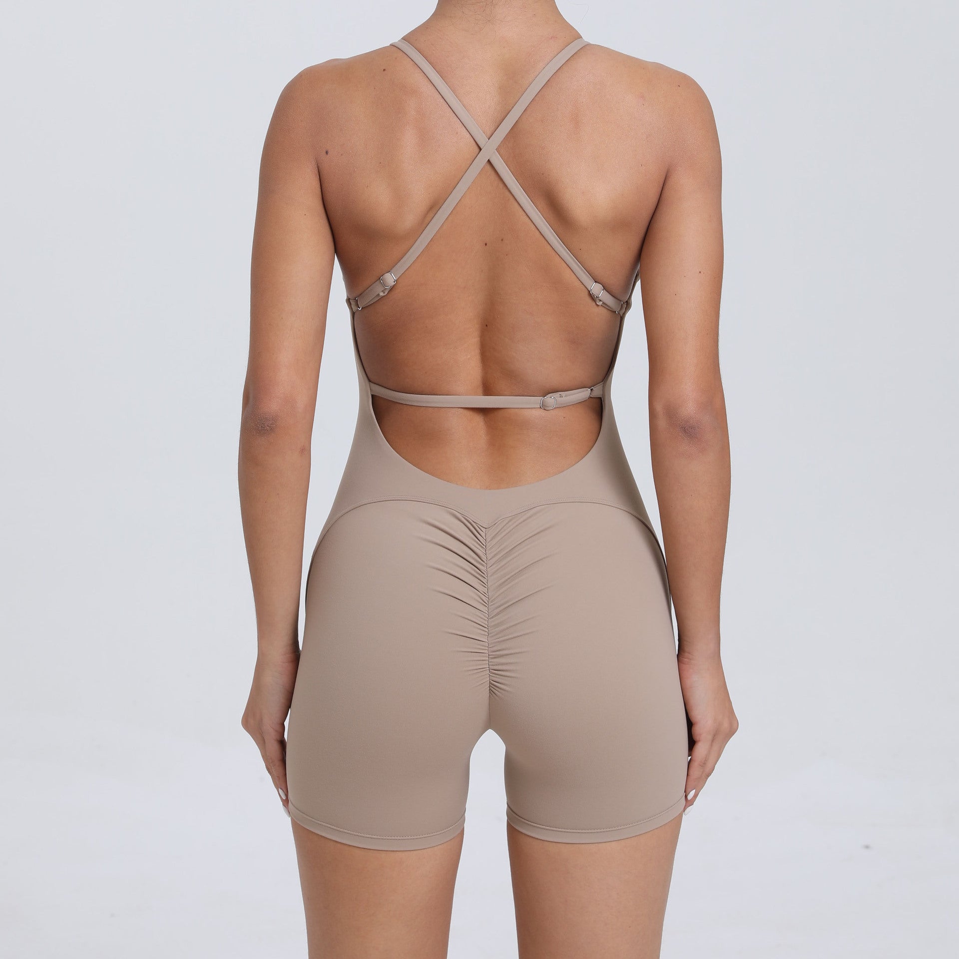 Peach Hip Raise Beauty Back Yoga Jumpsuit Women Outdoor Running Tight Sports Quick Drying Workout Clothes