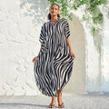 Rayon Breasted Shirt Beach Cover up Long Vacation Dress Swimsuit Outwear Blouse