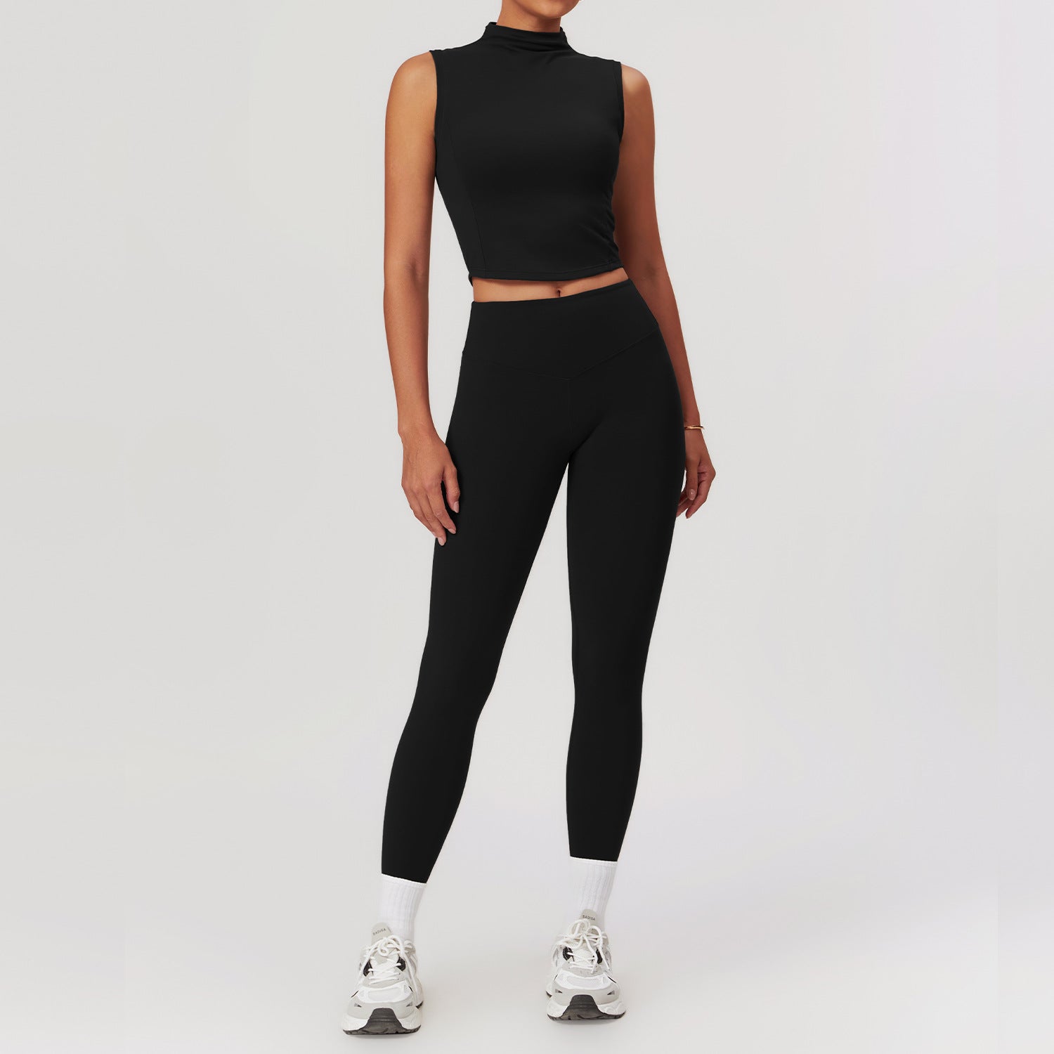 Sollinarry Brushed Tight Yoga Women Slimming Beauty Back Exercise Set Casual Fitness Yoga Wear