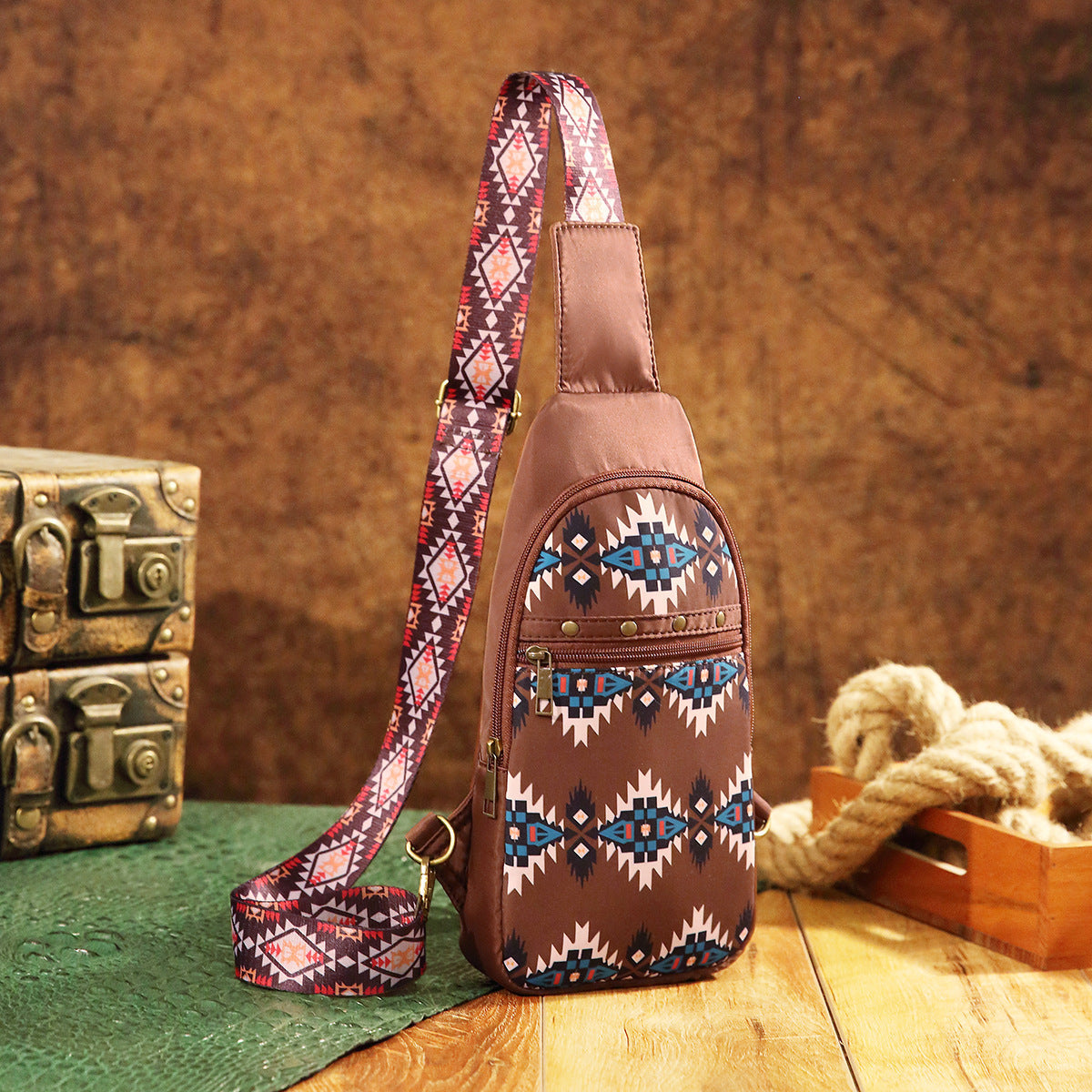 Bohemian Chest Bag Crossbody Women Shoulder Bag