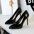 Stiletto Heel Women Low Cut SM Adult Lady like Woman Sexy All Matching Waterproof Platform Not Tired Pointed Toe Professional Shoes