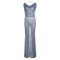 Summer Women Clothing Sexy Mesh See through Halter Backless Slim Maxi Dress