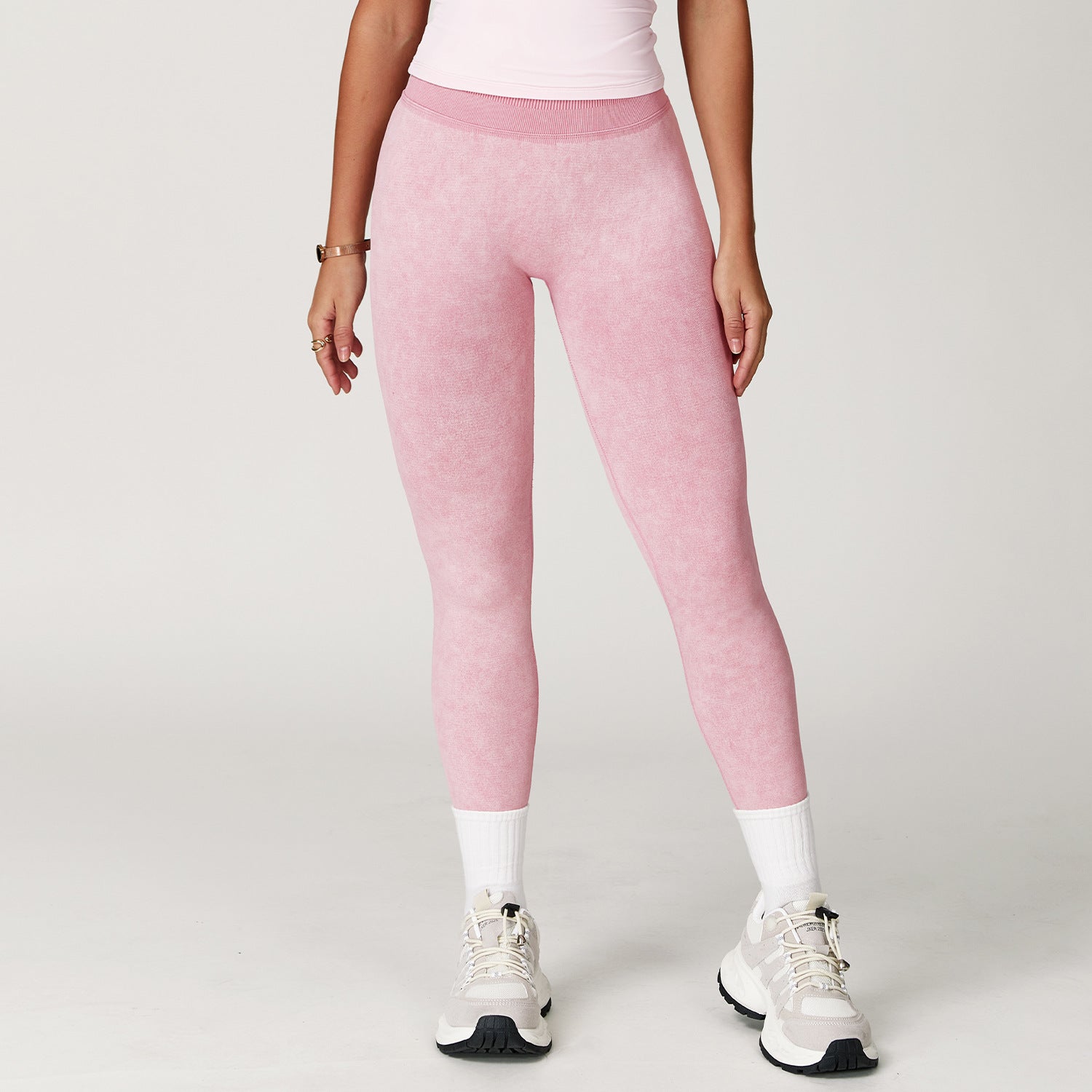 Sollinarry Seamless Stone Washed Yoga Pants High Waist Hip Lift Tight Trousers Running Sports Fitness Yoga Trousers for Women