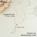 Simple All Match XINGX Tassel Embellished Necklace Special Interest Light Luxury All Match Necklace Y Shaped Necklace