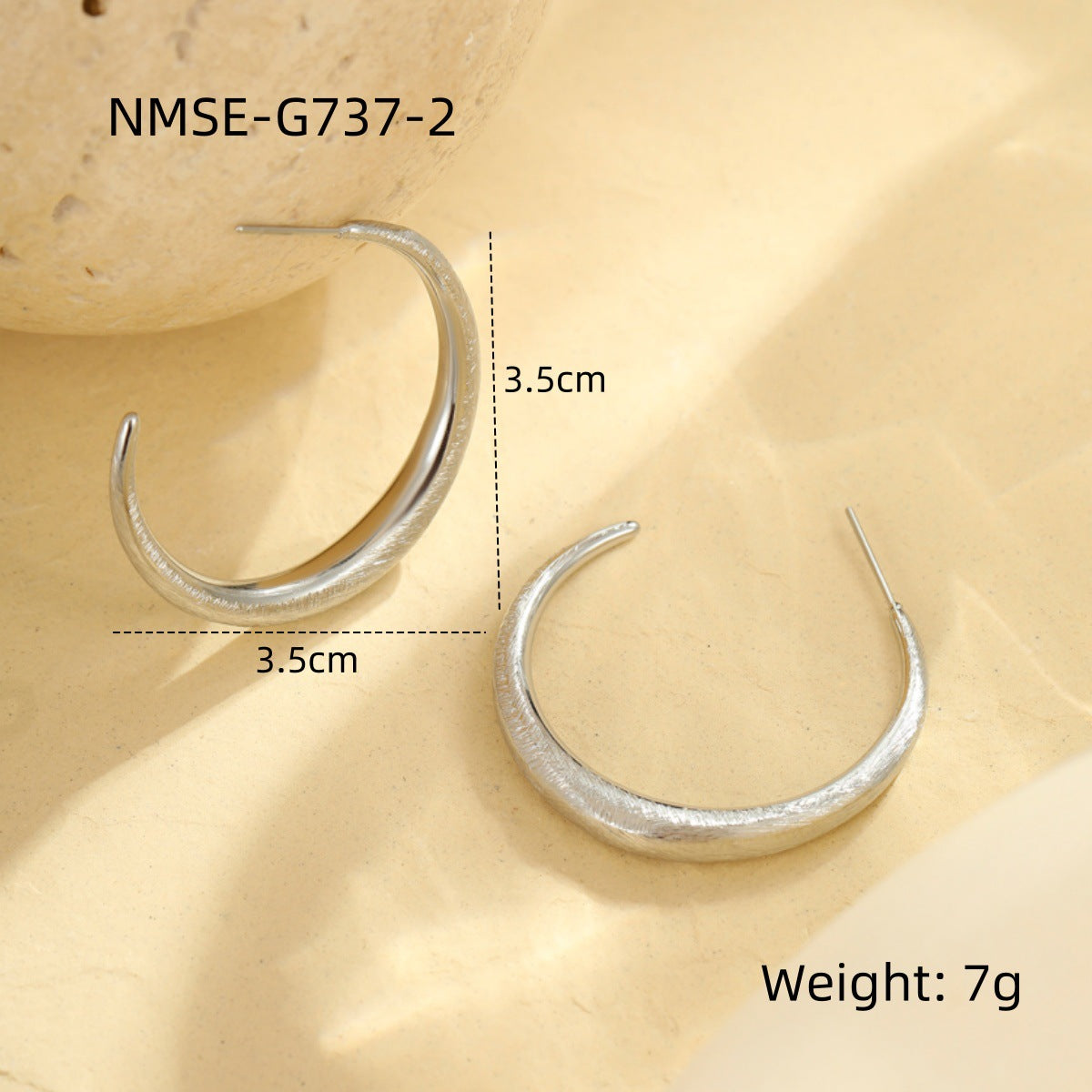 Personalized Earrings Niche Design Stainless Steel Studs Earrings Retro Elegant Earrings Advanced All Matching