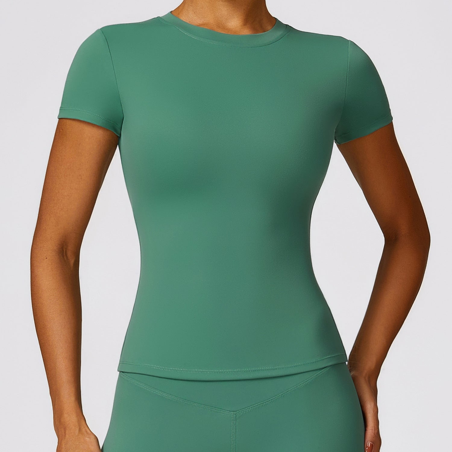 Sollinarry Spring T Shirt Quick Drying Yoga Clothes Short Sleeve Workout Top Blouse Outdoor Running Sports Short Sleeve Women