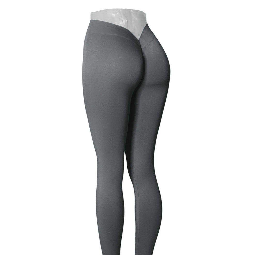 No Embarrassment Line Peach Hip Fitness Yoga Pants V Waist Hip Skinny Workout Pants