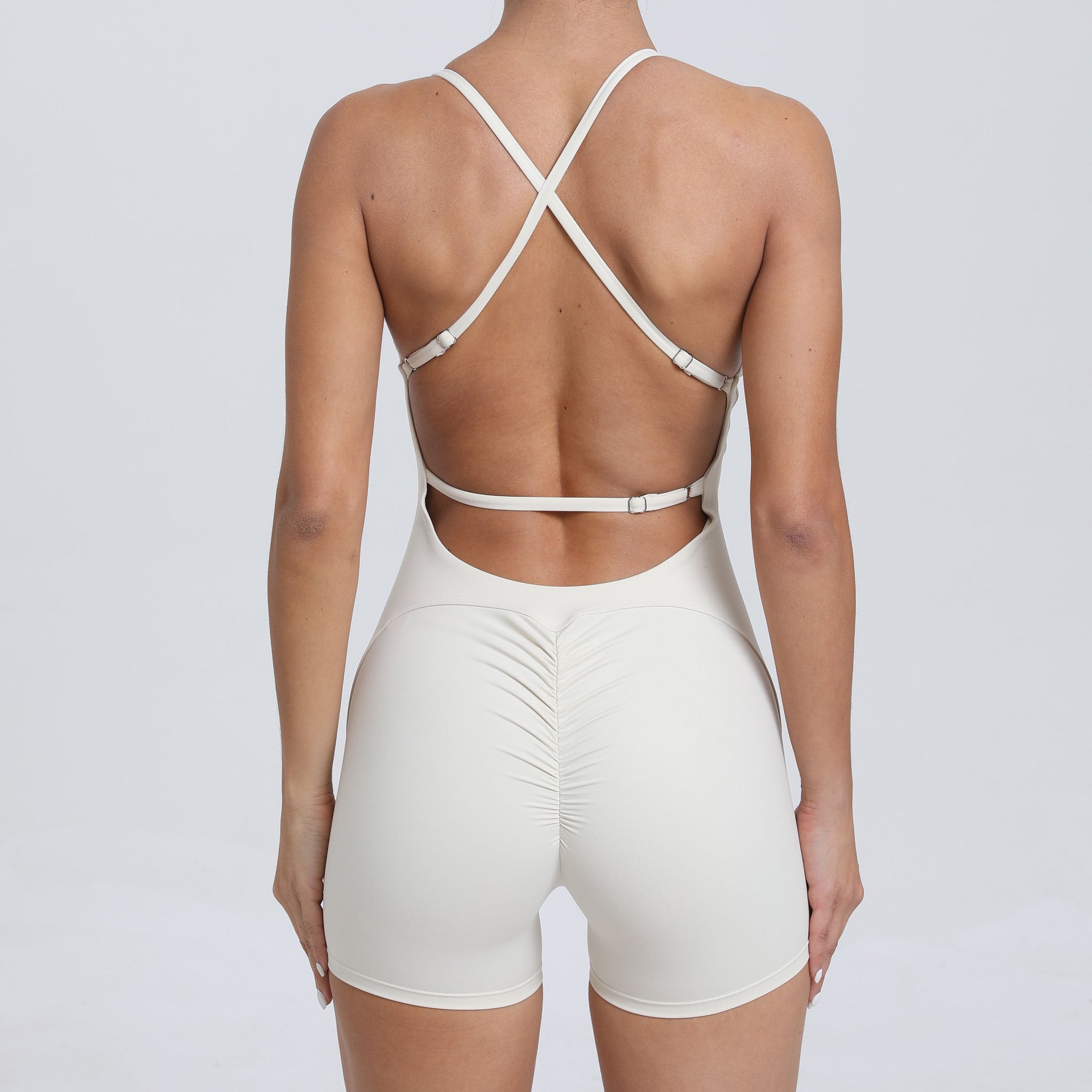 Peach Hip Raise Beauty Back Yoga Jumpsuit Women Outdoor Running Tight Sports Quick Drying Workout Clothes