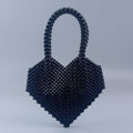 Pearl Bag Multi Color Optional High Quality Peach Heart Handbag Special Interest Design Hand Woven Women Handbag