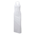 Fall Women Clothing Sexy Two Piece Suit V Neck Halter Strap Top Low Waist Slit Skirt