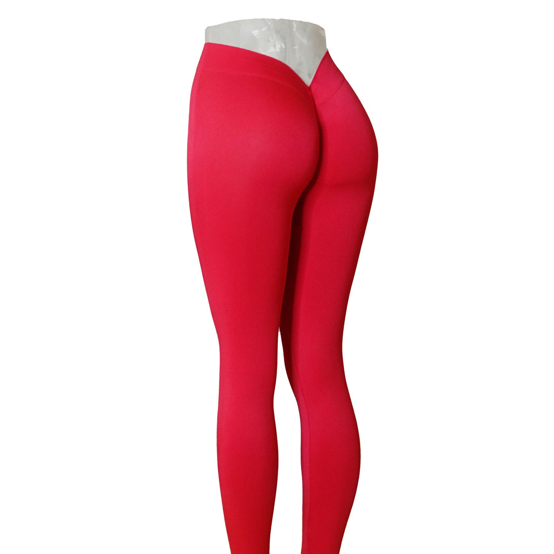 No Embarrassment Line Peach Hip Fitness Yoga Pants V Waist Hip Skinny Workout Pants