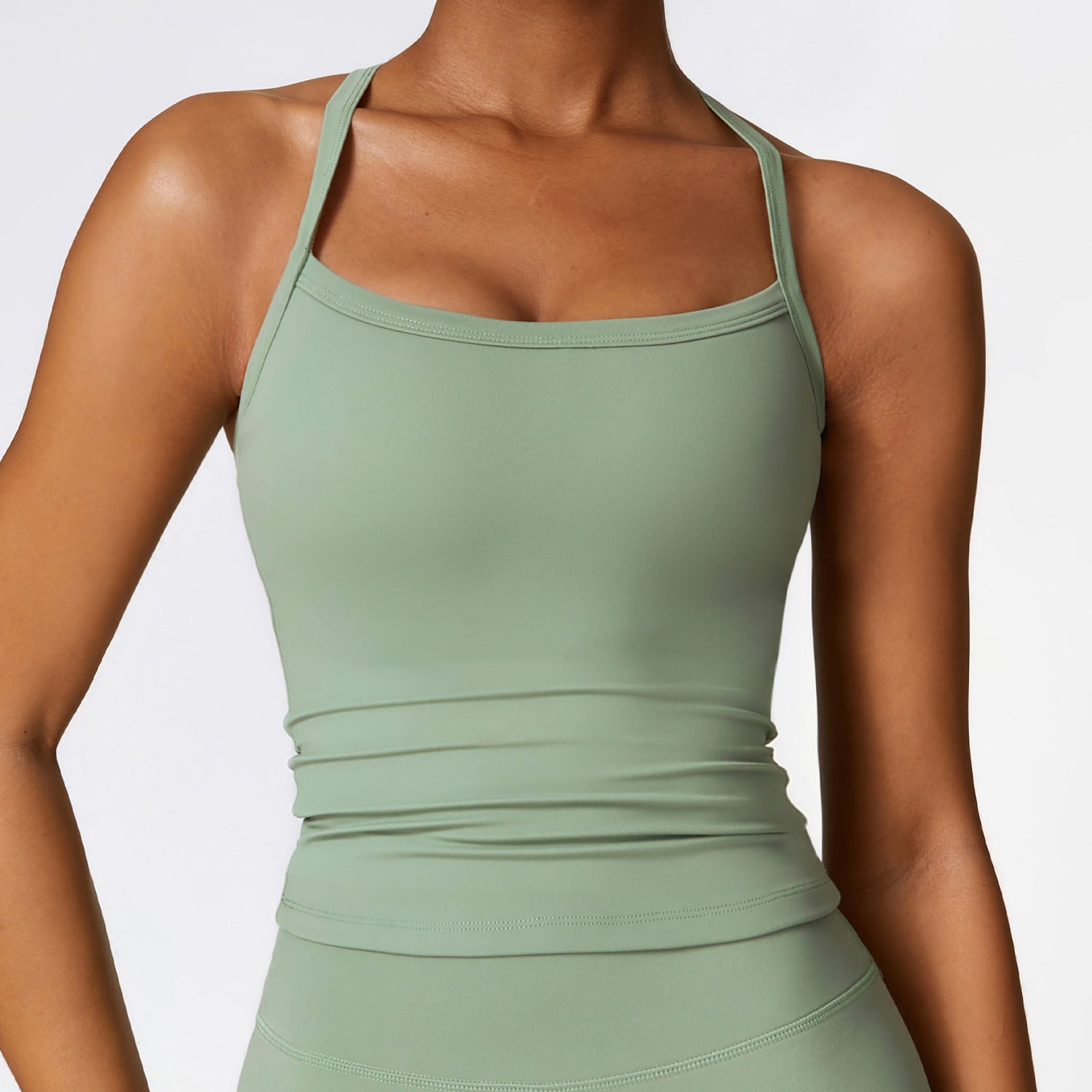 Sollinarry Winter Brushed Beauty Back Yoga Vest Quick-Drying Workout Top Outer Wear Running Exercise Vest Women