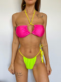 Bikini Stitching Bikini Sexy Split Women Swimsuit