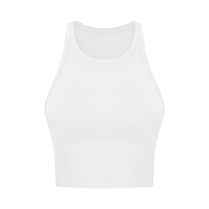 Nude Feel With Chest Pad Yoga Vest Women Shockproof Push Up Accessory Breast Push Up Sports Underwear Bra